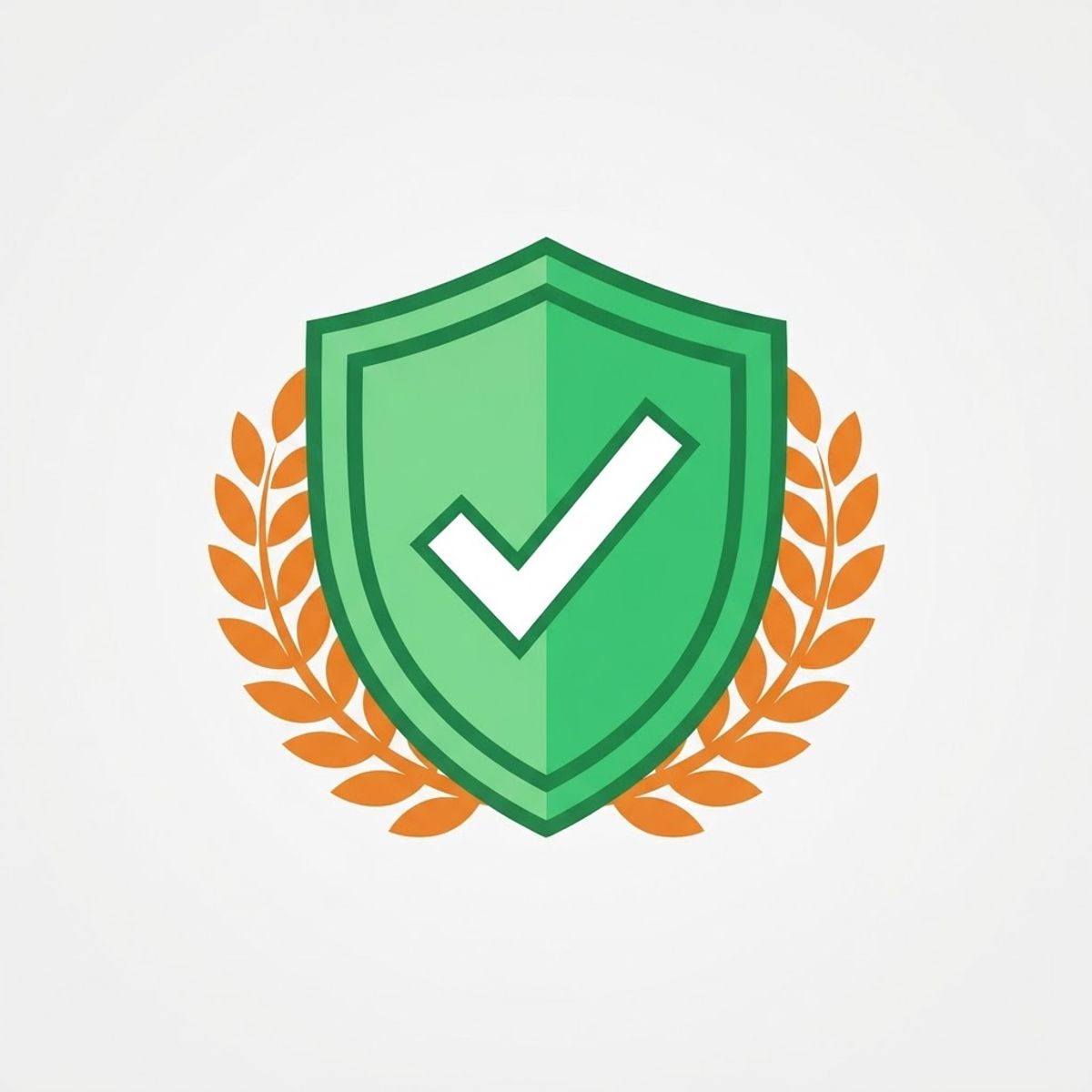 Badge de certification avec bouclier